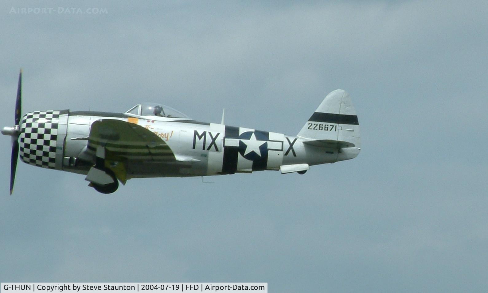 G-THUN, 1945 Republic P-47D Thunderbolt C/N 399-55731, Royal International Air Tattoo 2004