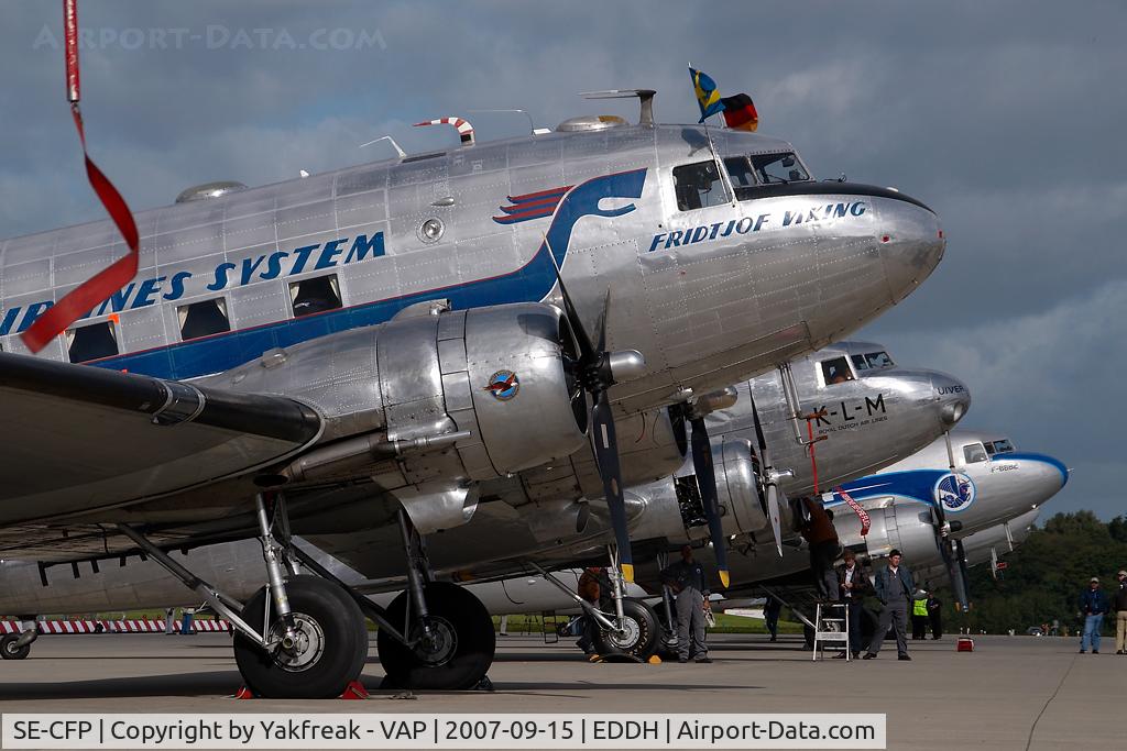 SE-CFP, 1943 Douglas DC-3C (C-47A-60-DL) C/N 13883, SAS DC3