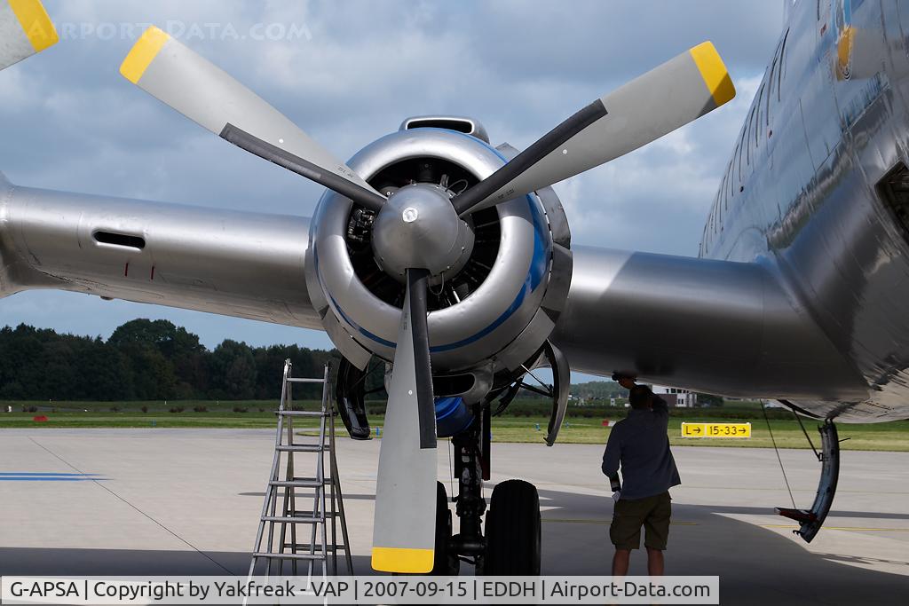 G-APSA, 1958 Douglas DC-6A C/N 45497, Air Atlantic DC6 in KLM colors