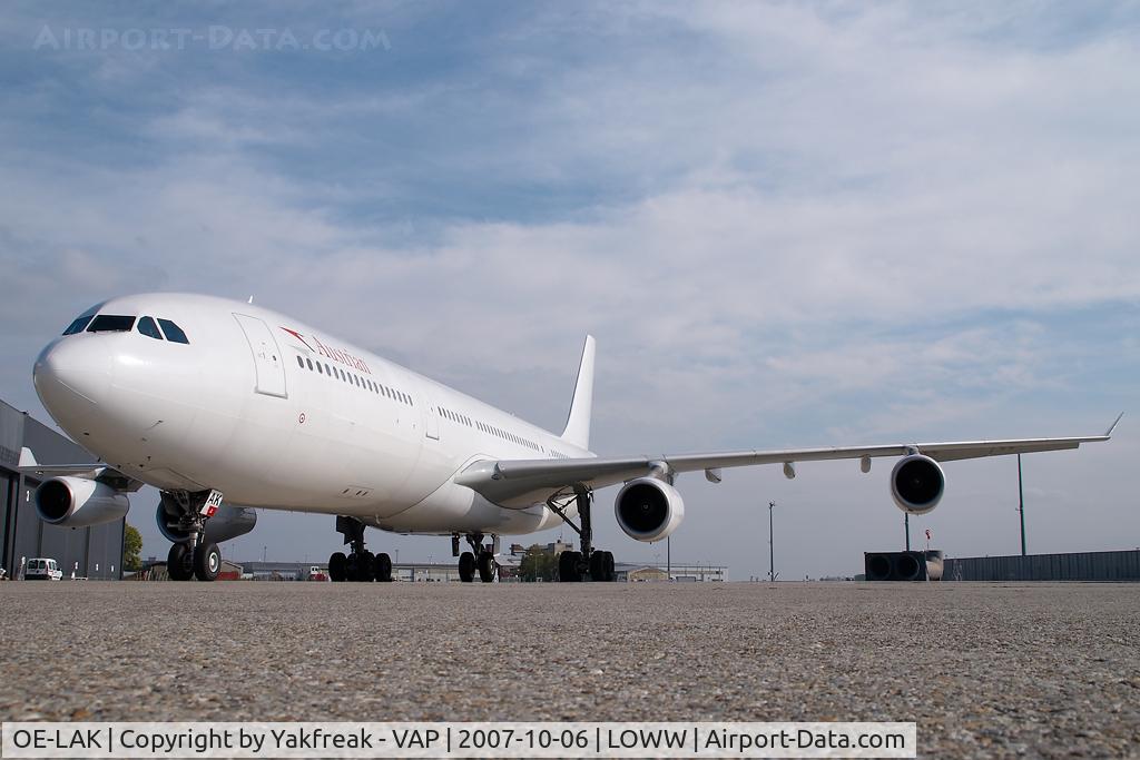 OE-LAK, 1997 Airbus A340-313 C/N 169, Austrian Airlines Airbus A340-300
