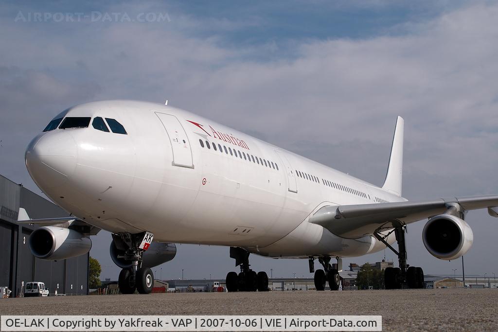 OE-LAK, 1997 Airbus A340-313 C/N 169, Austrian Airlines Airbus A340-300