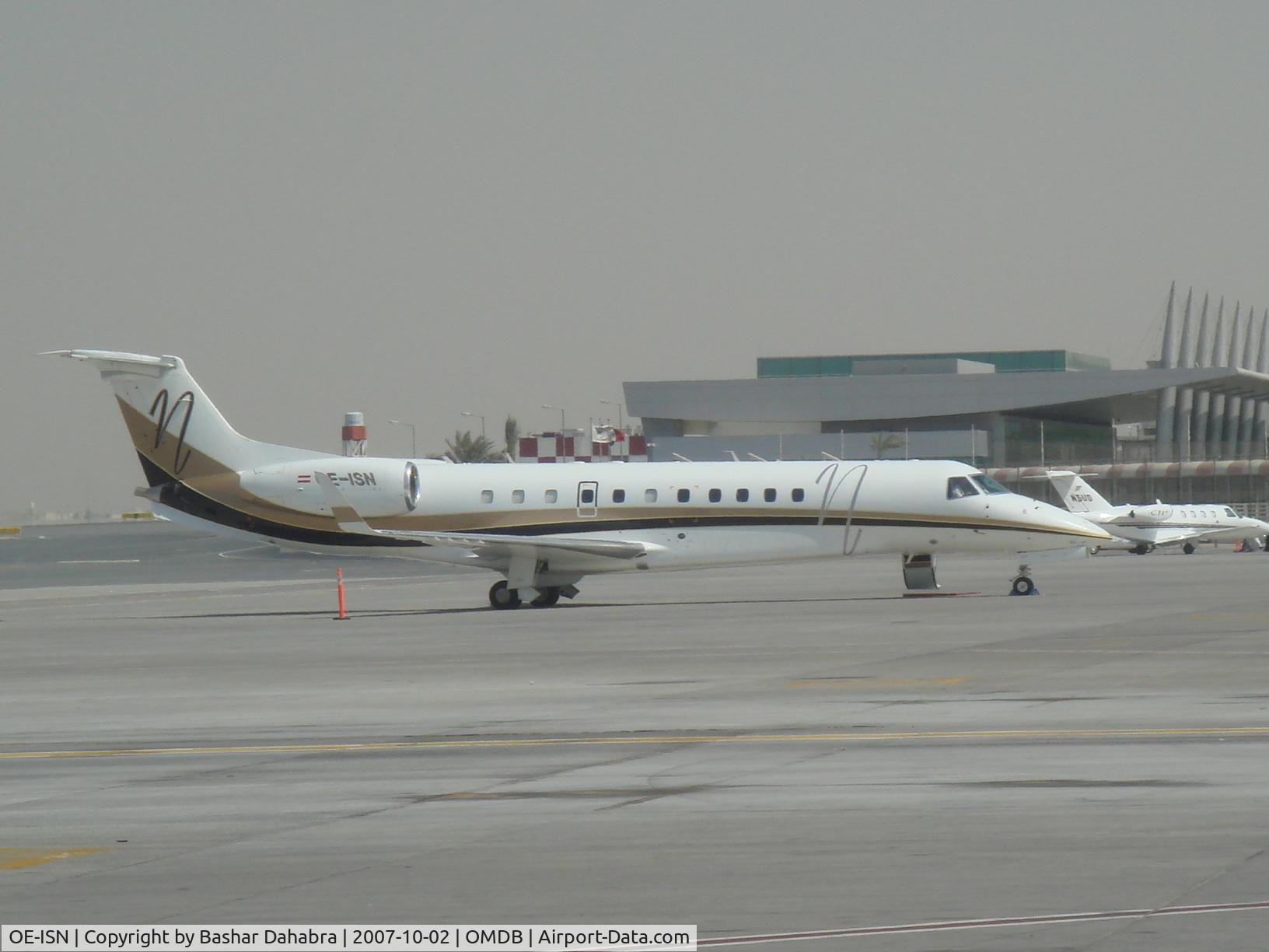 OE-ISN, 2004 Embraer EMB-135BJ Legacy C/N 14500851, Aircraft was parked in the Private Jet Pavilion