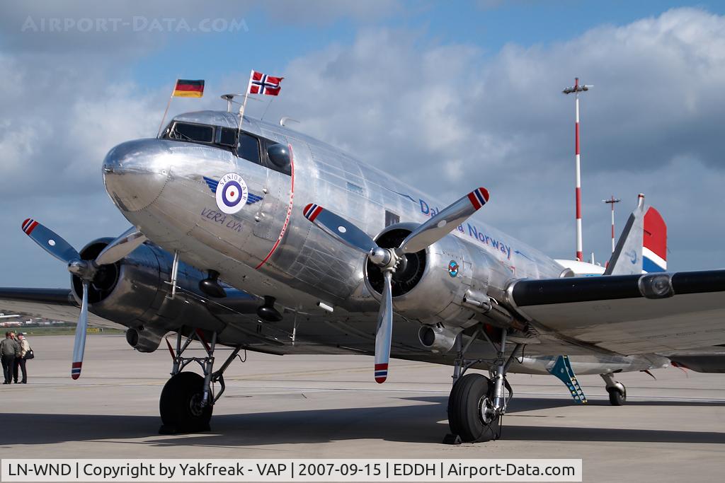 LN-WND, 1943 Douglas C-53D-DO Skytrooper (DC-3A) C/N 11750, Dakota Norway DC3