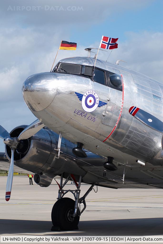 LN-WND, 1943 Douglas C-53D-DO Skytrooper (DC-3A) C/N 11750, Dakota Norway DC3