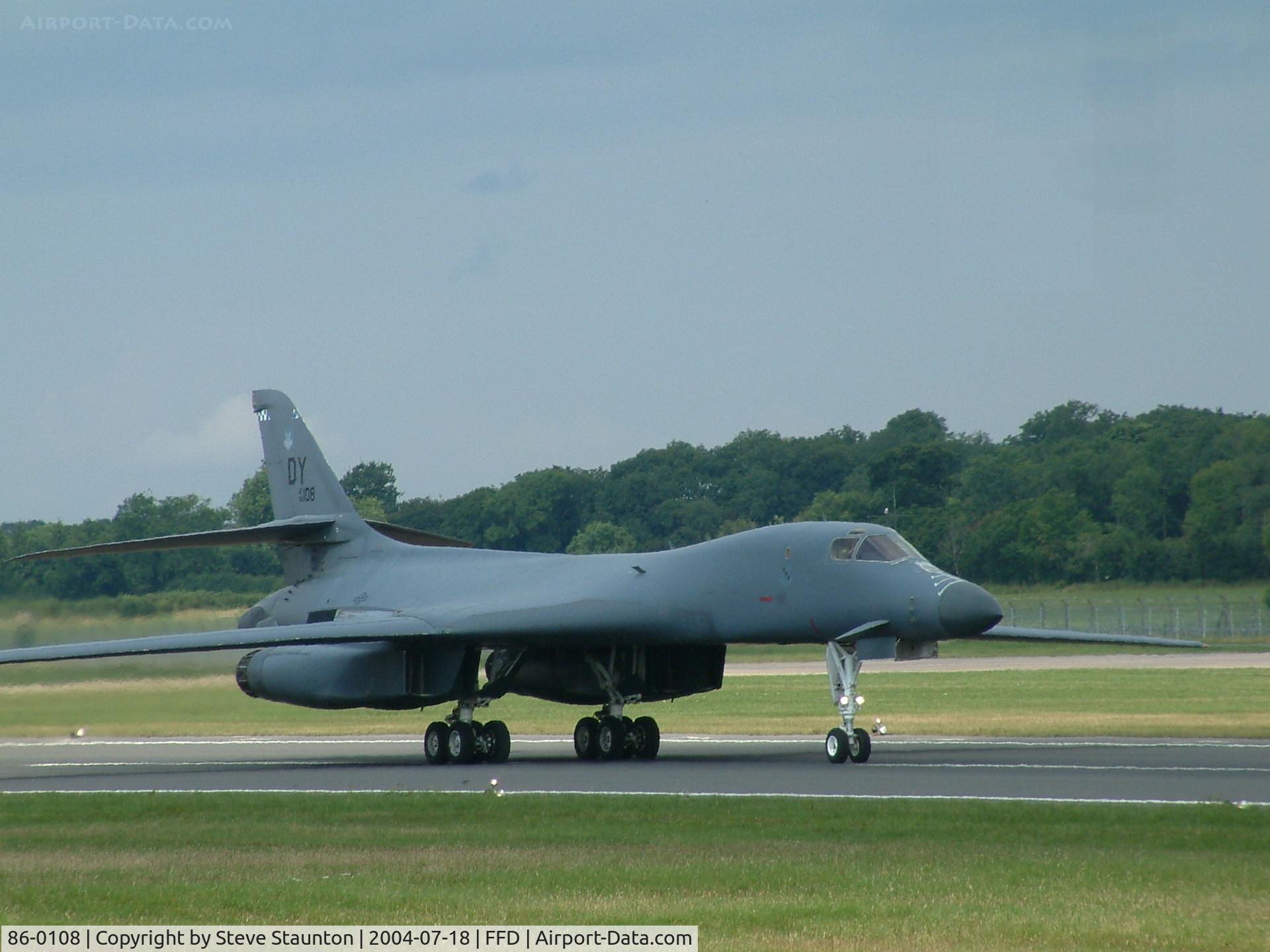 86-0108, 1986 Rockwell B-1B Lancer C/N 68, Royal International Air Tattoo 2004