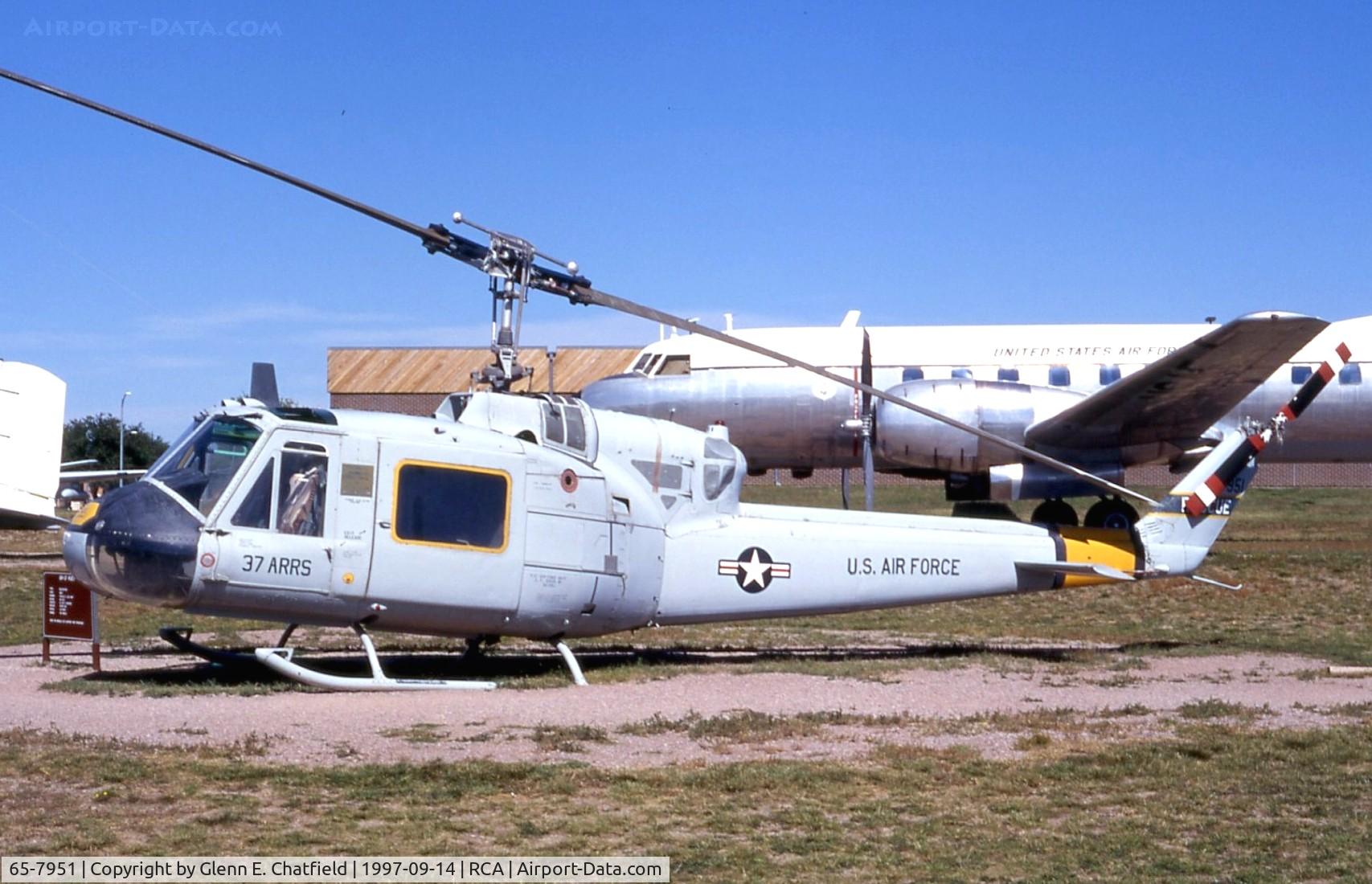 65-7951, 1965 Bell UH-1F Iroquois C/N 7092, HU-1F at the South Dakota Air & Space Museum