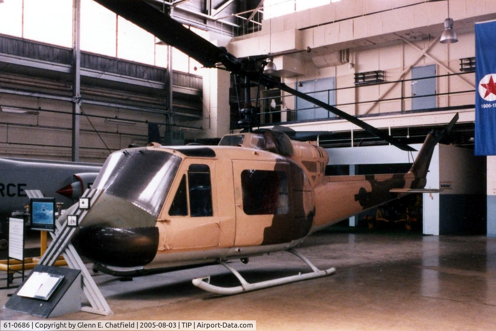 61-0686, Bell UH-1B Iroquois C/N 266, UH-1B at the Octave Chanute Aviation Center