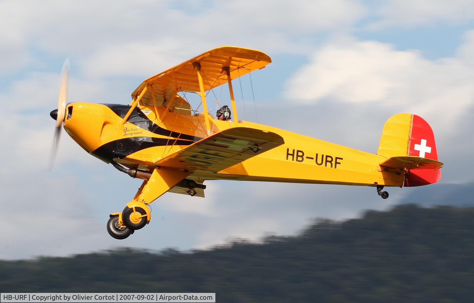 HB-URF, 1939 Bucker Bu-131B Jungmann C/N 47, Bex Airshow (Switzerland)