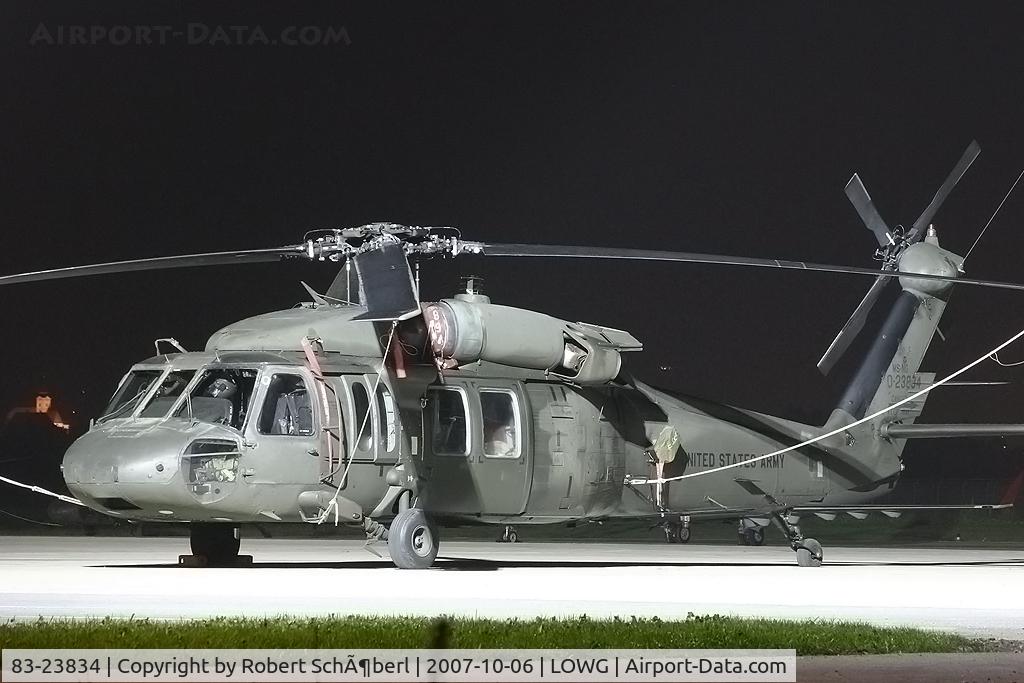83-23884, Sikorsky UH-60A Black Hawk C/N 70.709, Nightstop in GRZ