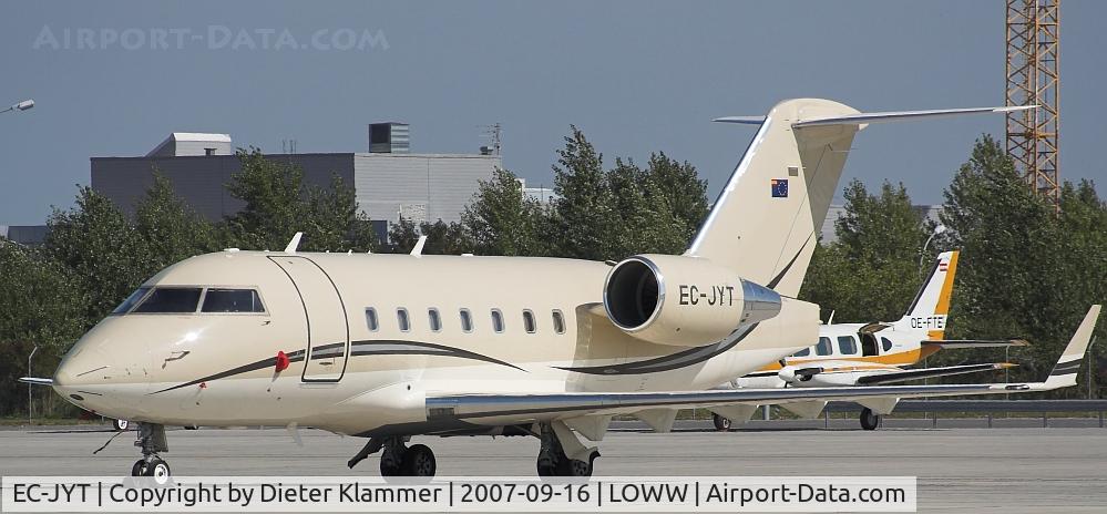 EC-JYT, 2006 Bombardier Challenger 604 (CL-600-2B16) C/N 5648, Jet Personales  Spanien  Challanger 600-2B16
