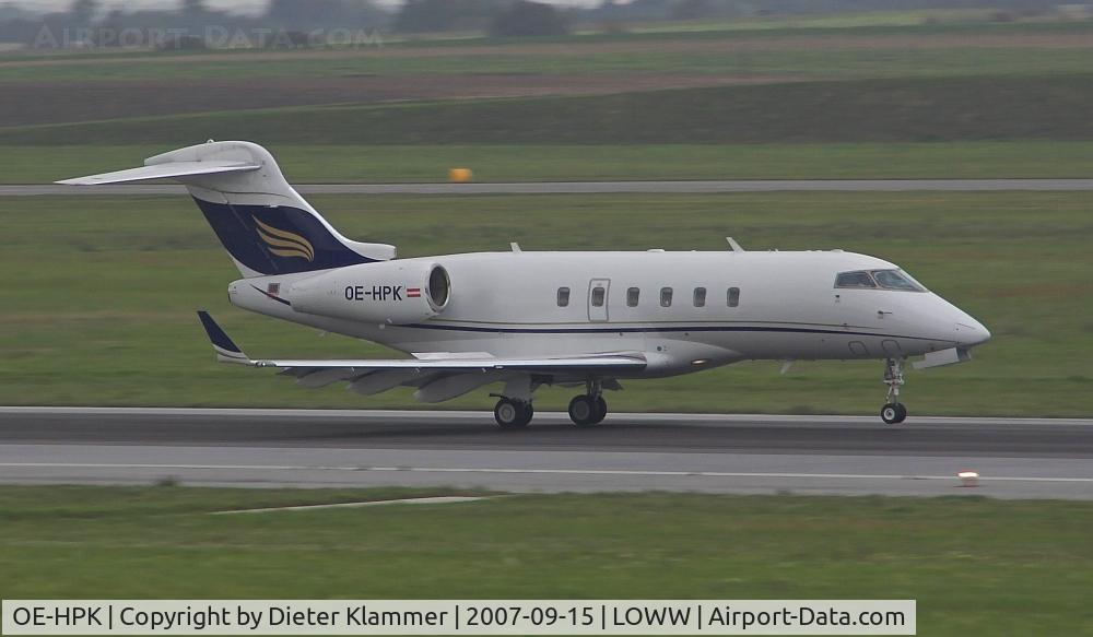 OE-HPK, 2001 Bombardier Challenger 300 (BD-100-1A10) C/N 20004, Amira Air, Austria, BD100-1A10