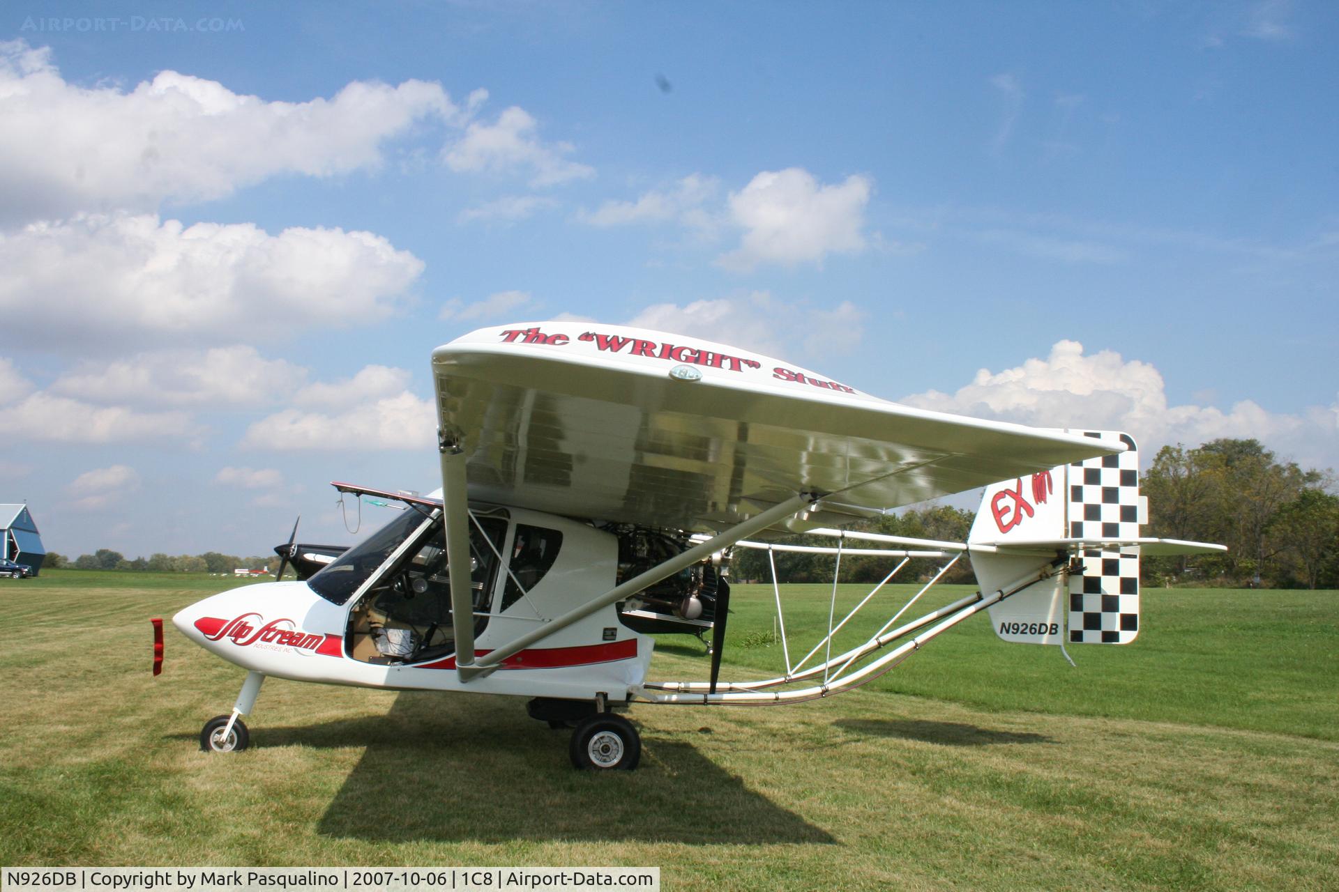 N926DB, 2002 Slipstream Genesis C/N RE0010010, Slipstream/Geniesis
