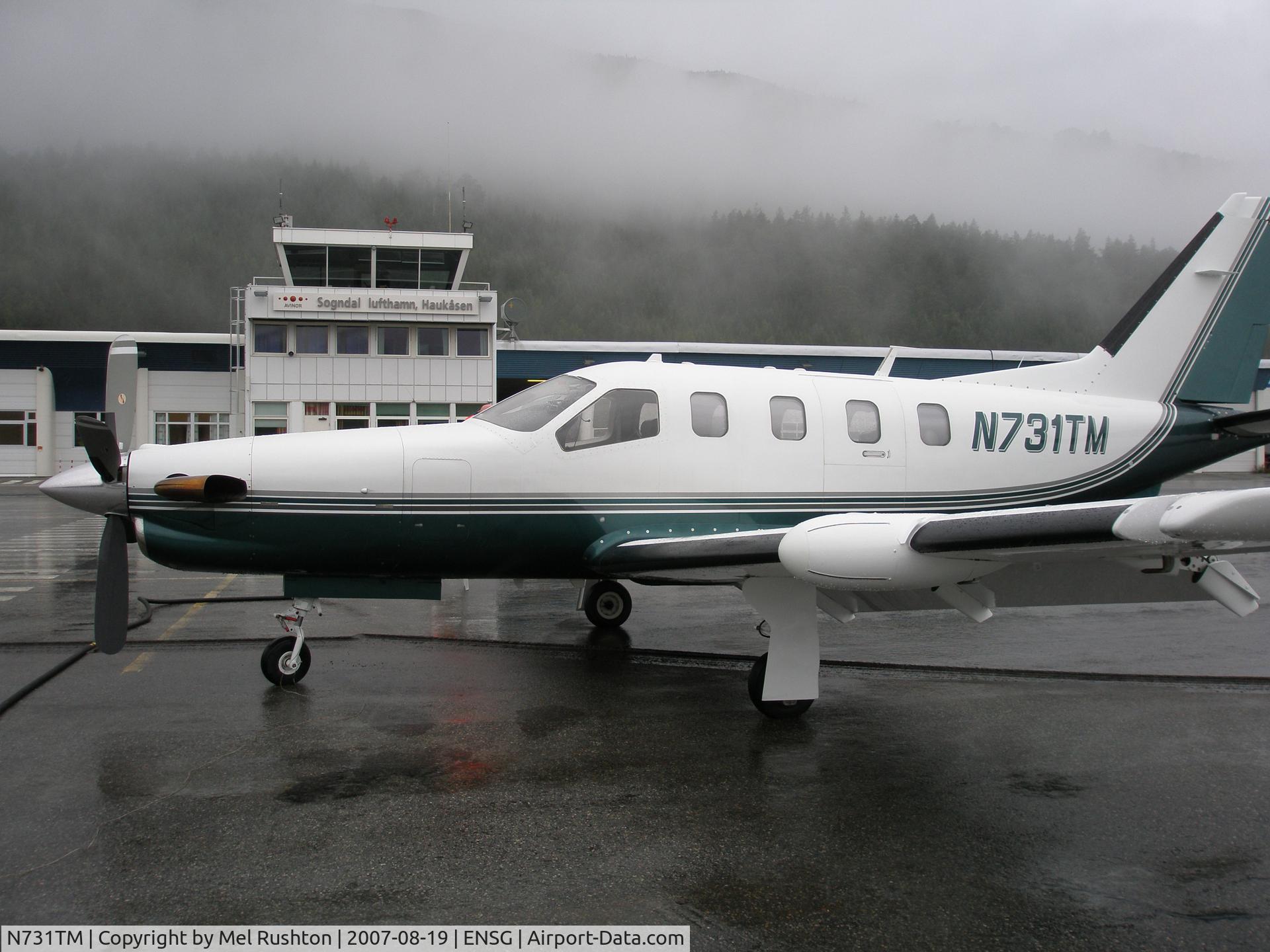 N731TM, 1991 Socata TBM-700 C/N 450, N731TM at ENSG Airport in Norway
