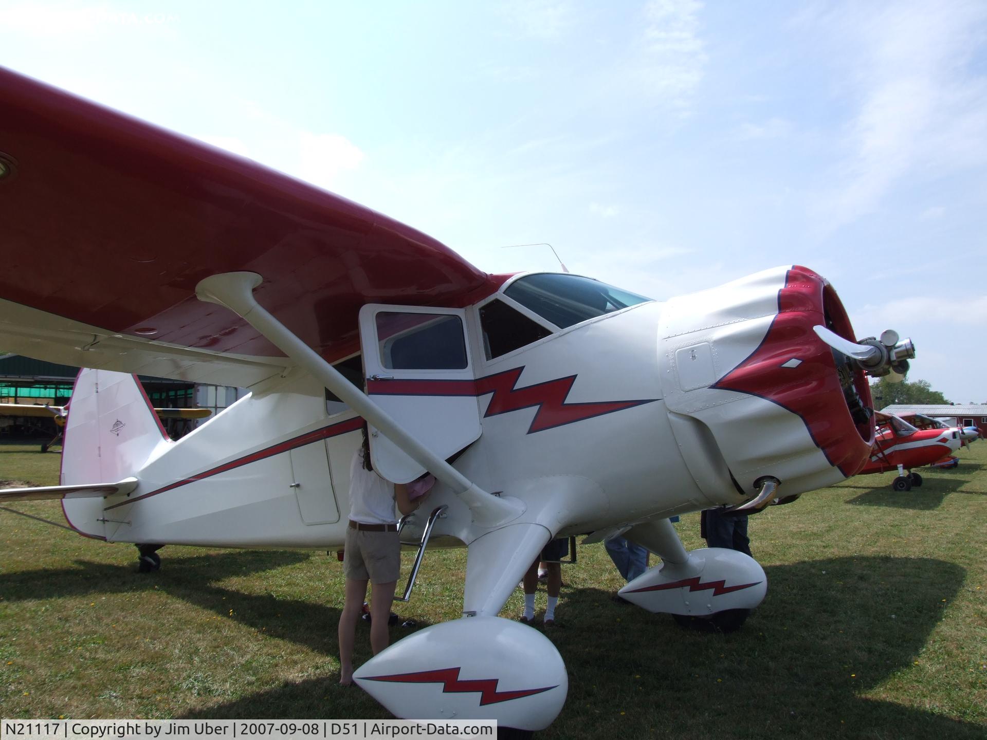N21117, 1939 Stinson SR-9C Reliant C/N 5371, Nice Stinson
