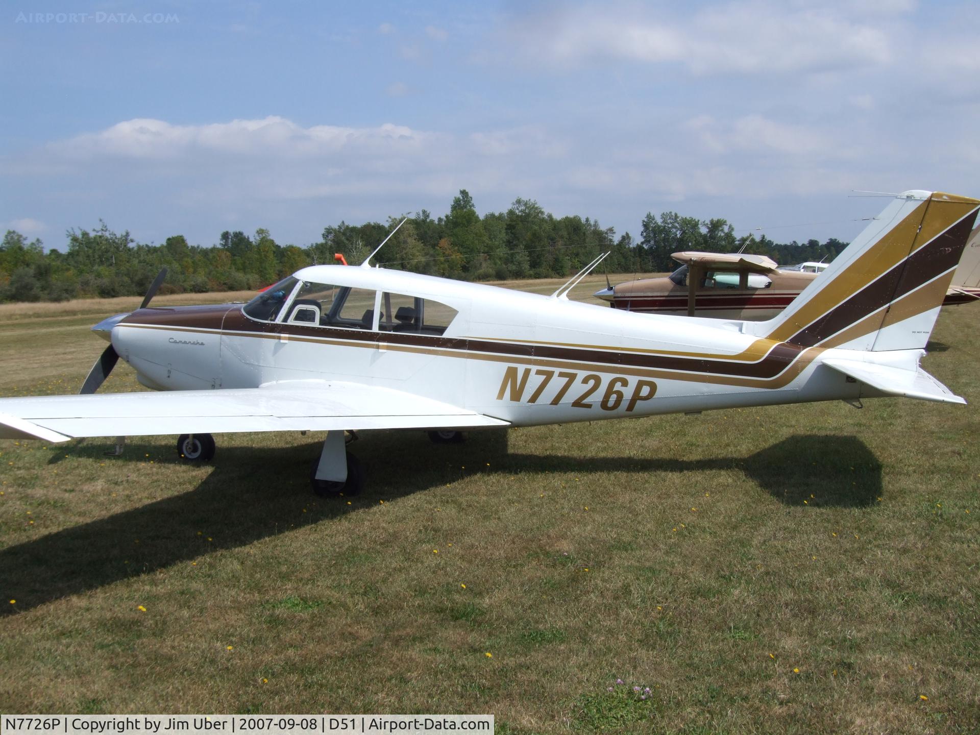 N7726P, 1961 Piper PA-24-180 Comanche C/N 24-2940, Seen at the CFC picnic