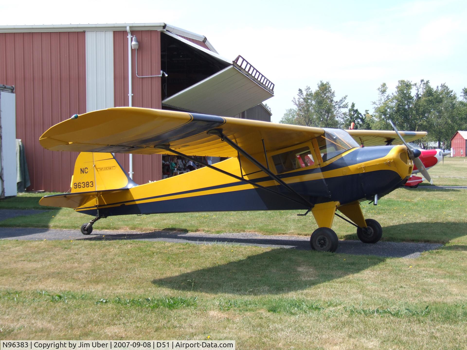 N96383, 1946 Taylorcraft BC12-D C/N 8683, Seen at the CFC picnic