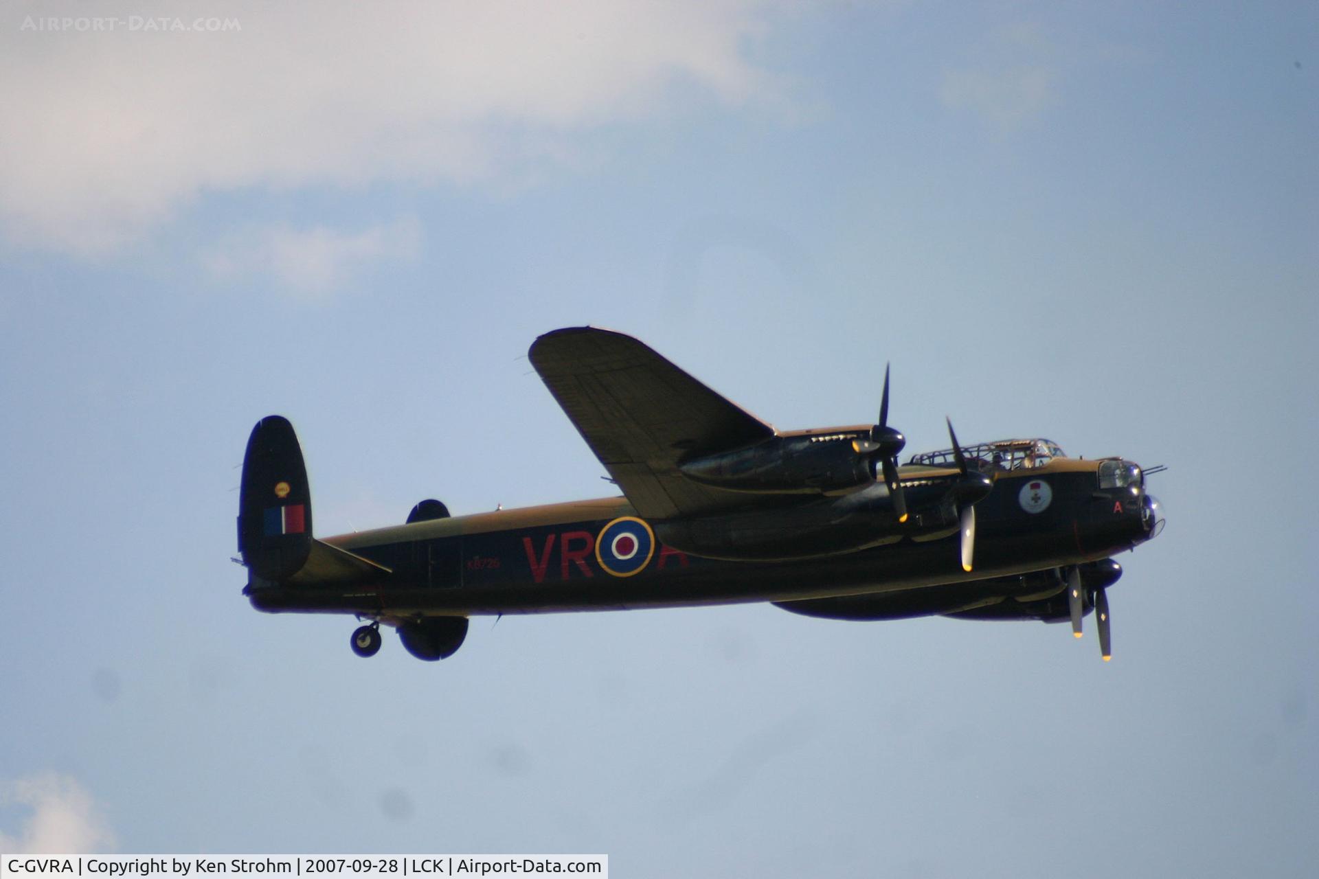 C-GVRA, 1945 Victory Aircraft Avro 683 Lancaster BX C/N FM 213 (3414), Gathering of Mustangs and Legends 2007