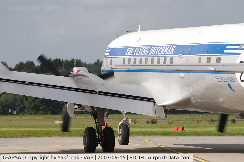 G-APSA, 1958 Douglas DC-6A C/N 45497, Air Atlantic DC6 in KLM colors