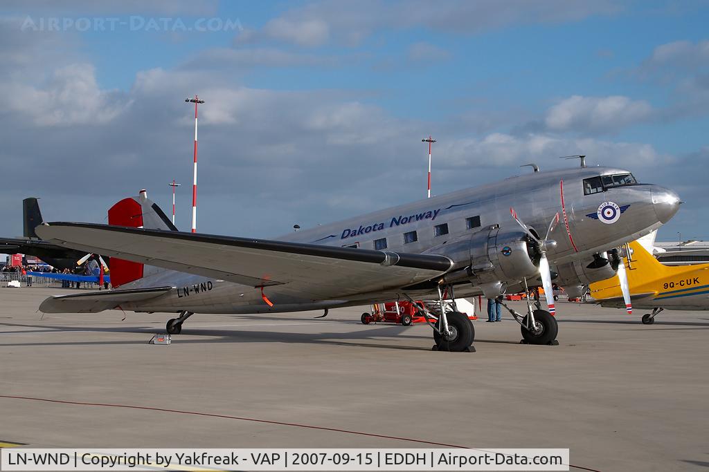 LN-WND, 1943 Douglas C-53D-DO Skytrooper (DC-3A) C/N 11750, Dakota Norway DC3