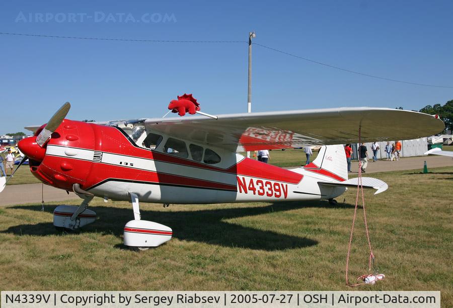 N4339V, 1948 Cessna 190 C/N 7245, Cessna 190