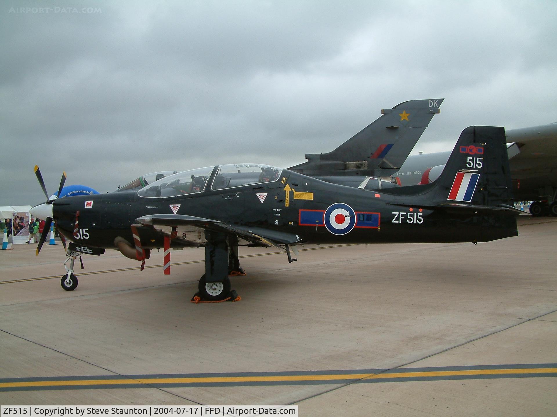 ZF515, 1992 Short S-312 Tucano T1 C/N S159/T130, Royal International Air Tattoo 2004