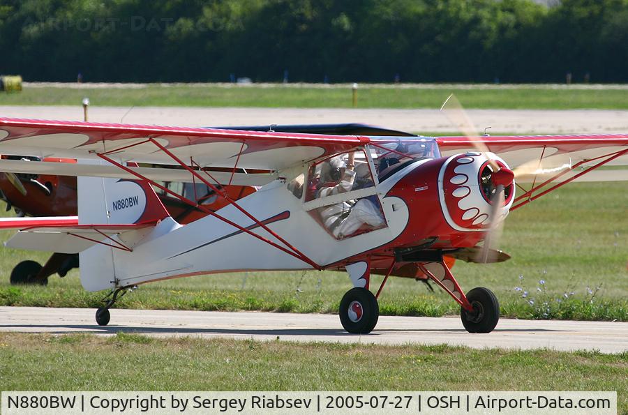 N880BW, 2000 Skystar Kitfox Model 4-1200 (Classic IV) C/N C96010137, KTFX IV 1200 CL