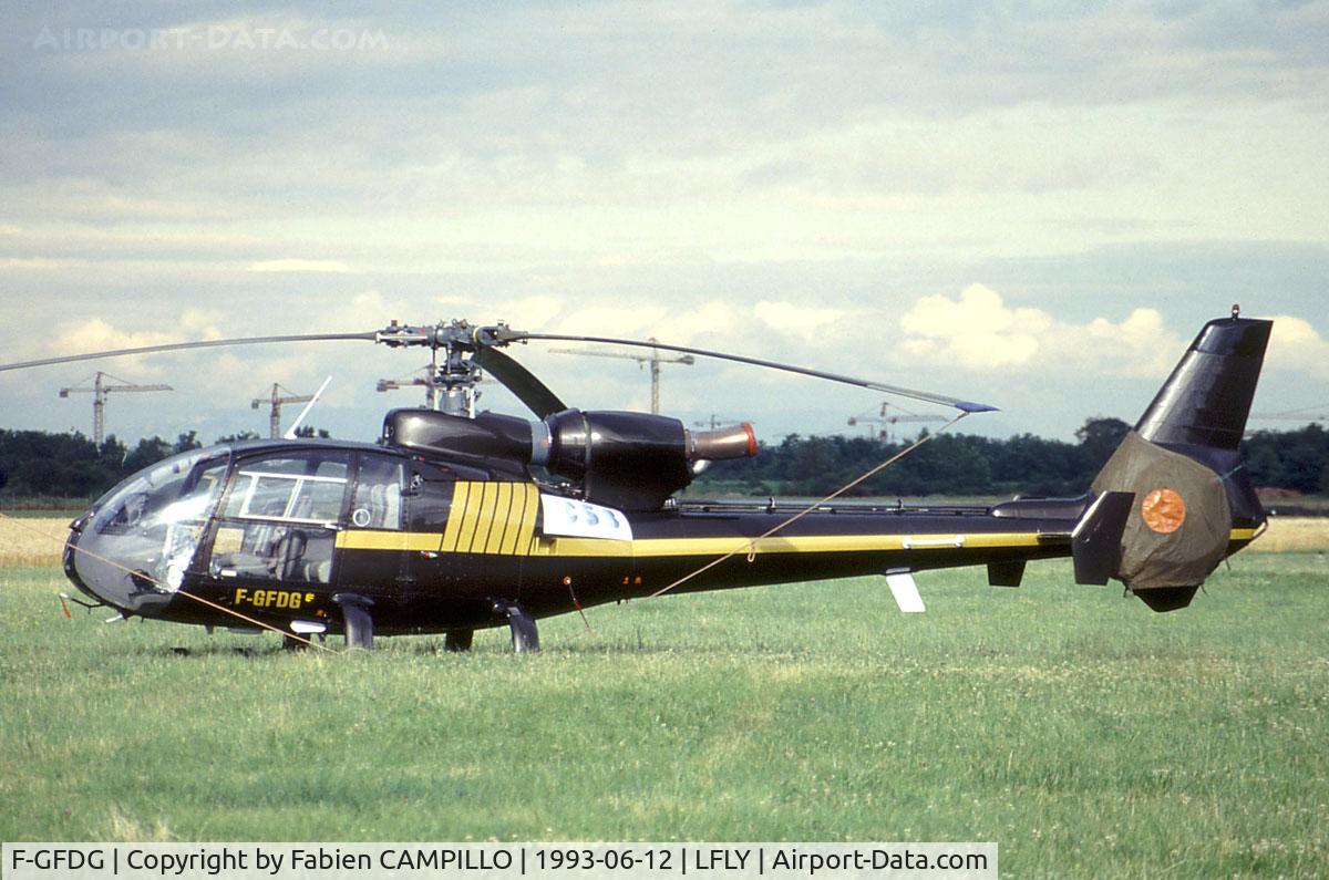 F-GFDG, Aerospatiale SA-342J Gazelle C/N 1204, THS
