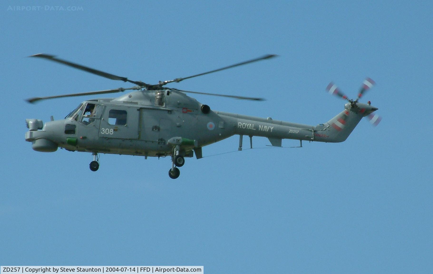ZD257, 1983 Westland Lynx HMA.8DSP C/N 267, Royal International Air Tattoo 2004