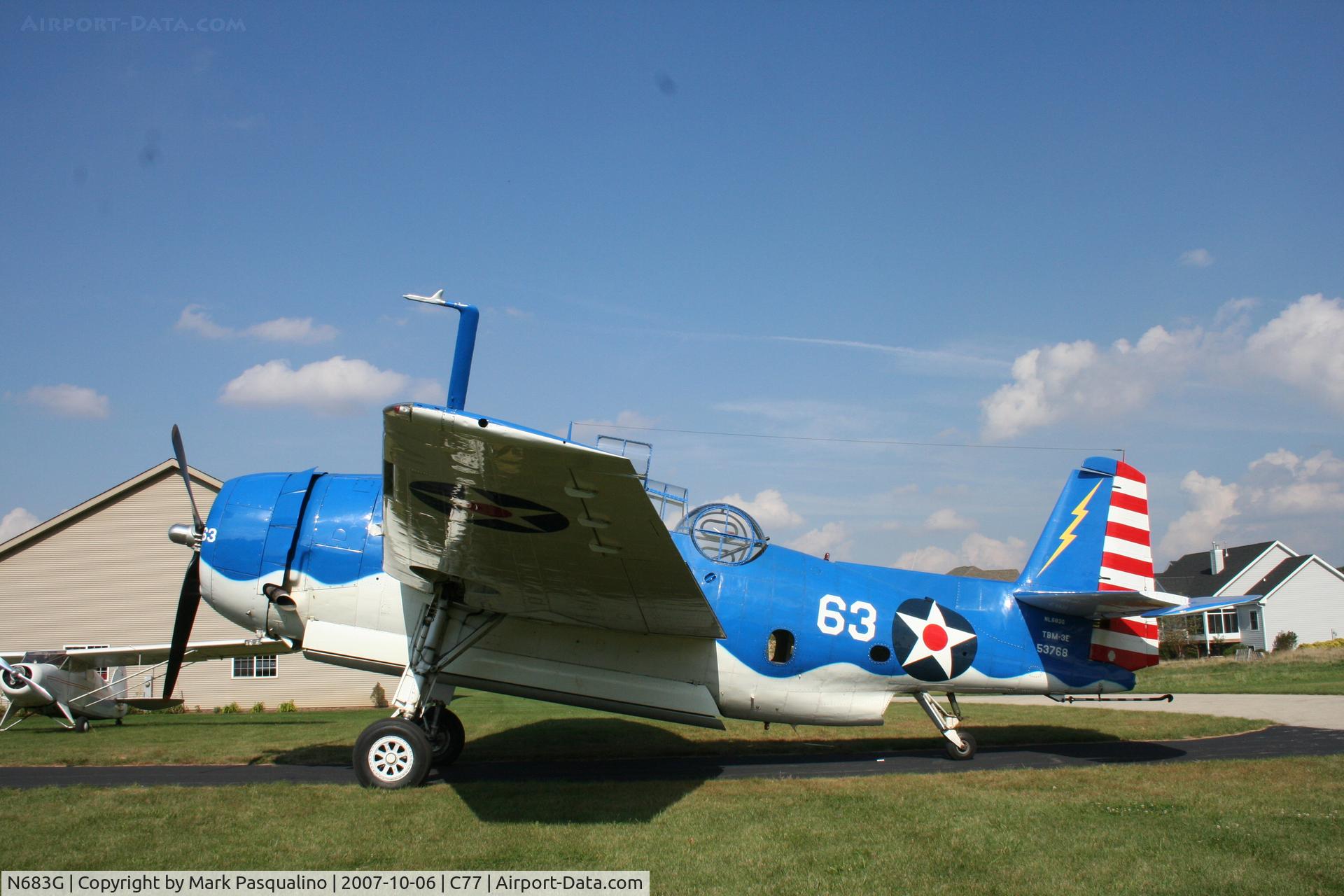 N683G, 1943 Grumman TBM-3E Avenger C/N 53768, Grumman TBM-3E