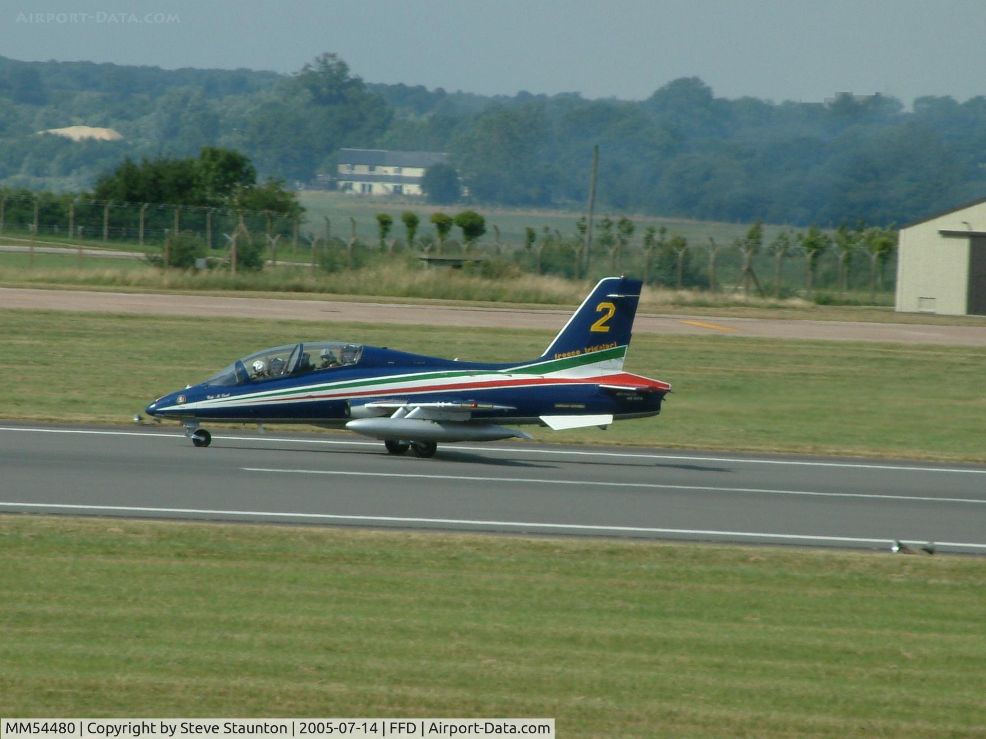 MM54480, Aermacchi MB-339PAN C/N 6675/070/AD009, Royal International Air Tattoo 2005