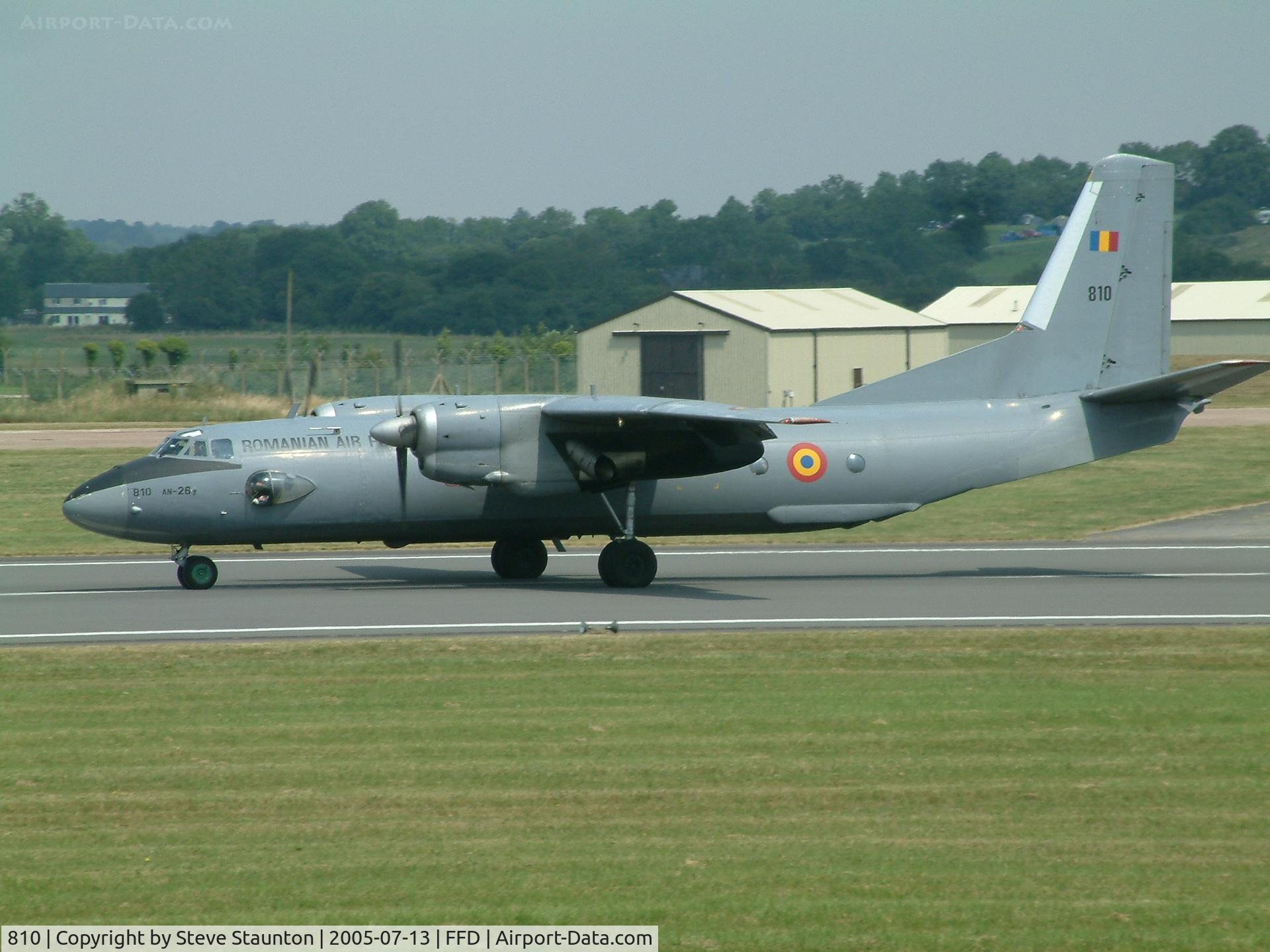 810, 1985 Antonov An-26 C/N 13810, Royal International Air Tattoo 2005