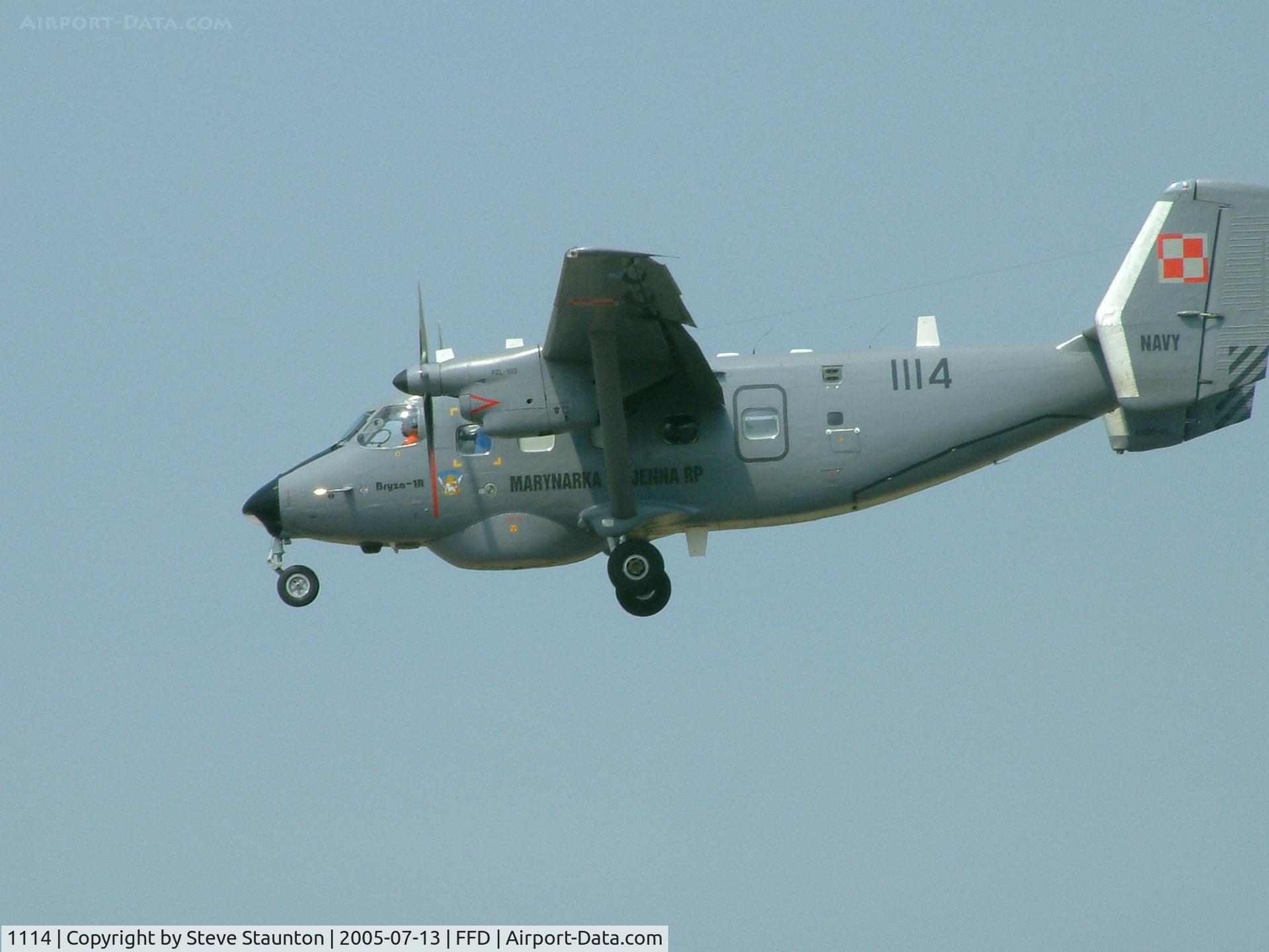 1114, PZL-Mielec M-28B1R Bryza 1R C/N AJG001-05, Royal International Air Tattoo 2005