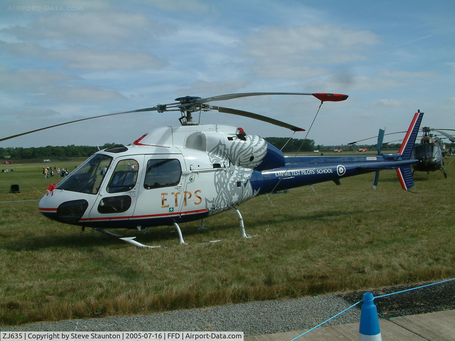ZJ635, 1981 Aerospatiale AS-355F-1 Ecureuil 2 C/N 5115, Royal International Air Tattoo 2005