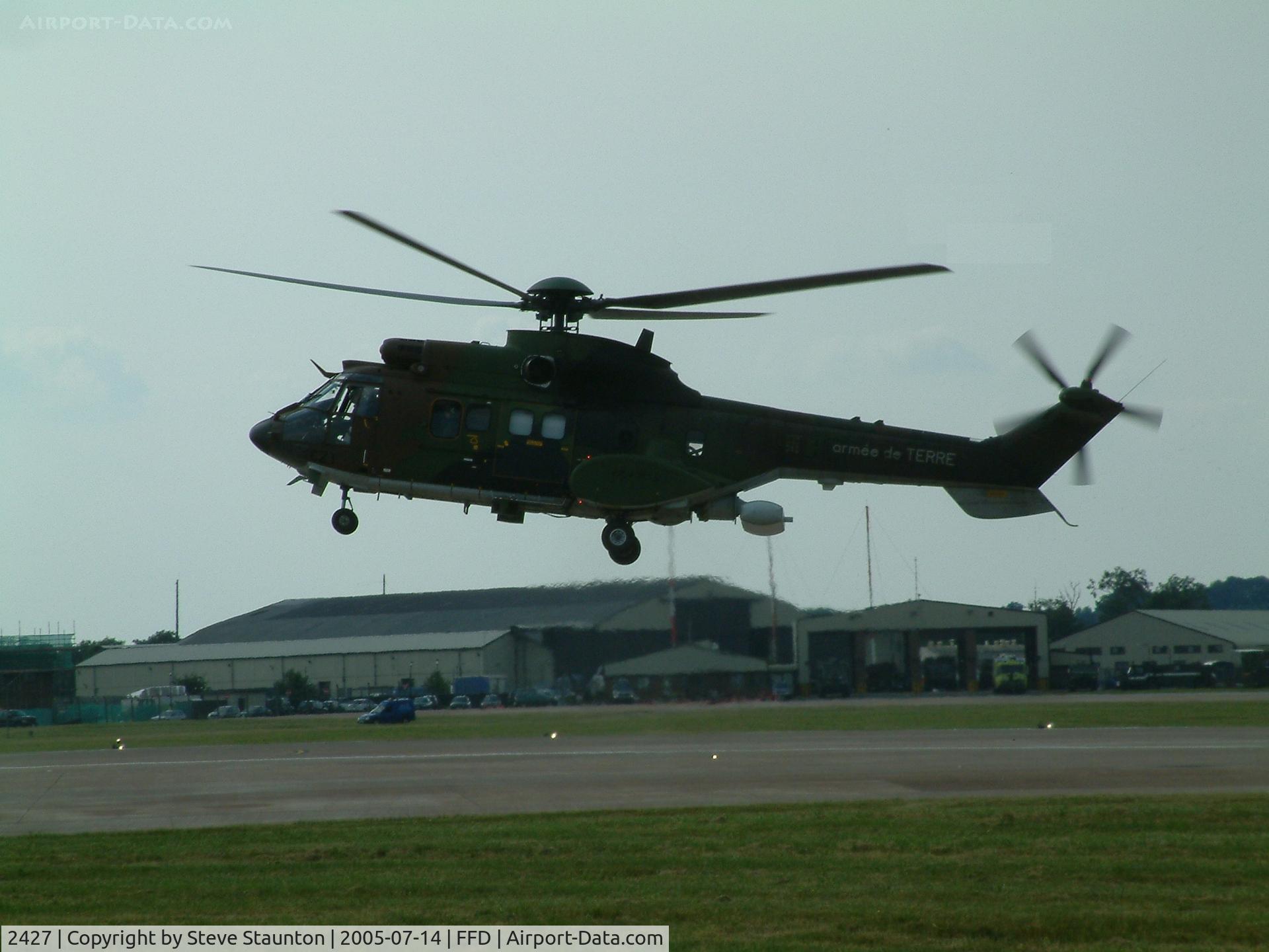 2427, Aérospatiale AS-532UL Cougar C/N 2427, Royal International Air Tattoo 2005