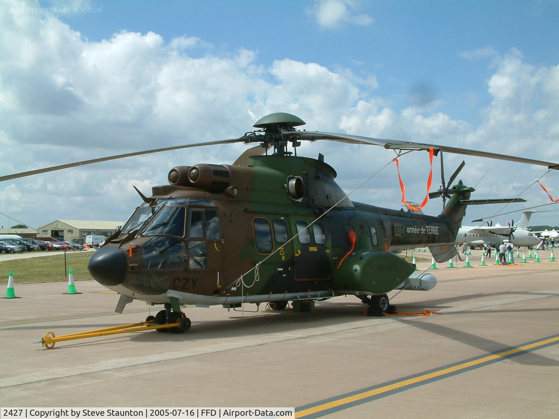 2427, Aérospatiale AS-532UL Cougar C/N 2427, Royal International Air Tattoo 2005