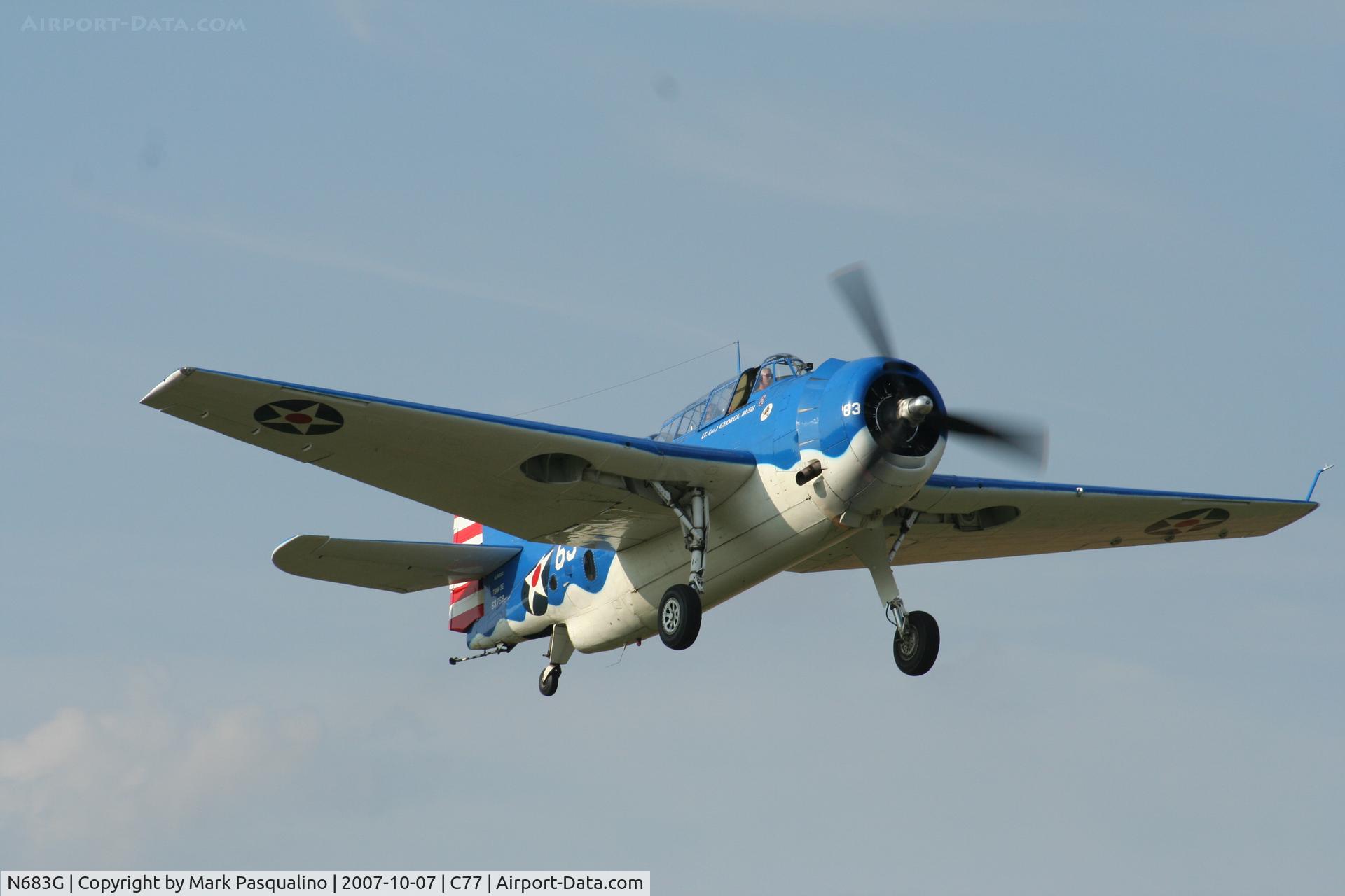 N683G, 1943 Grumman TBM-3E Avenger C/N 53768, Grumman TBM-3E