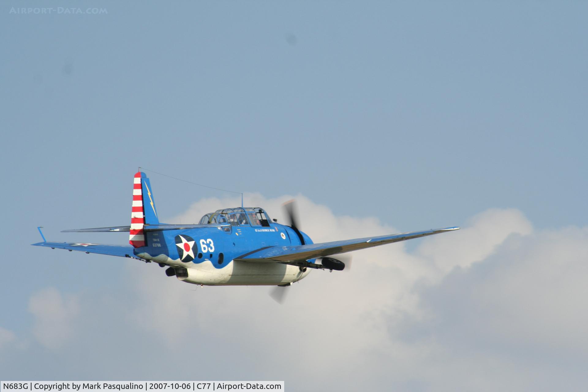 N683G, 1943 Grumman TBM-3E Avenger C/N 53768, Grumman TBM-3E