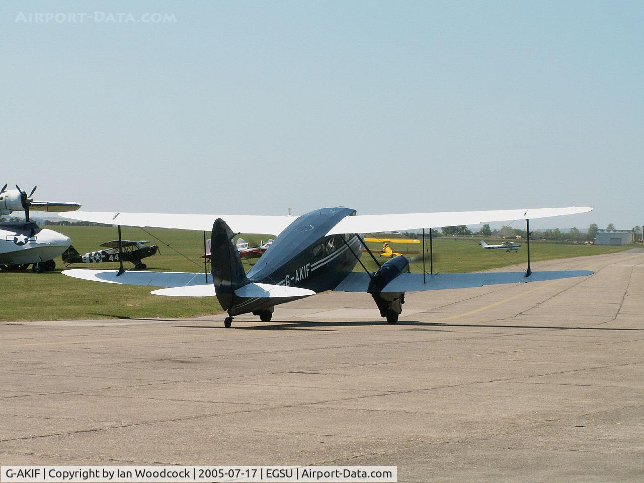 G-AKIF, 1944 De Havilland DH-89A Dominie/Dragon Rapide C/N 6838, DH-89A Rapide/Duxford