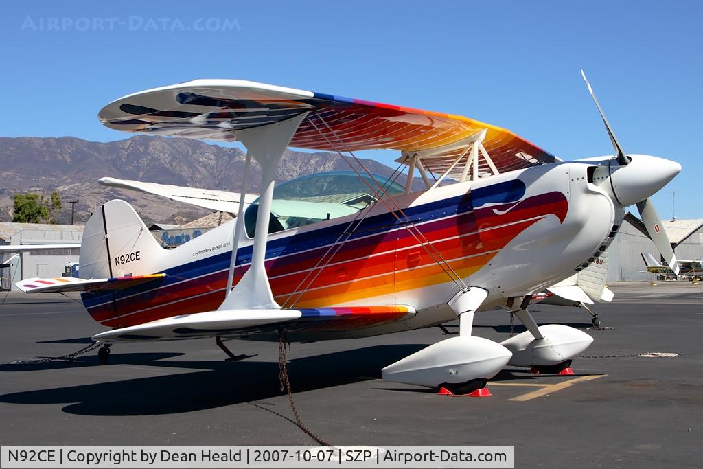 N92CE, Christen Eagle II C/N 0002 (N92CE), Christen Eagle II N92CE in attendance at the Santa Paula 
