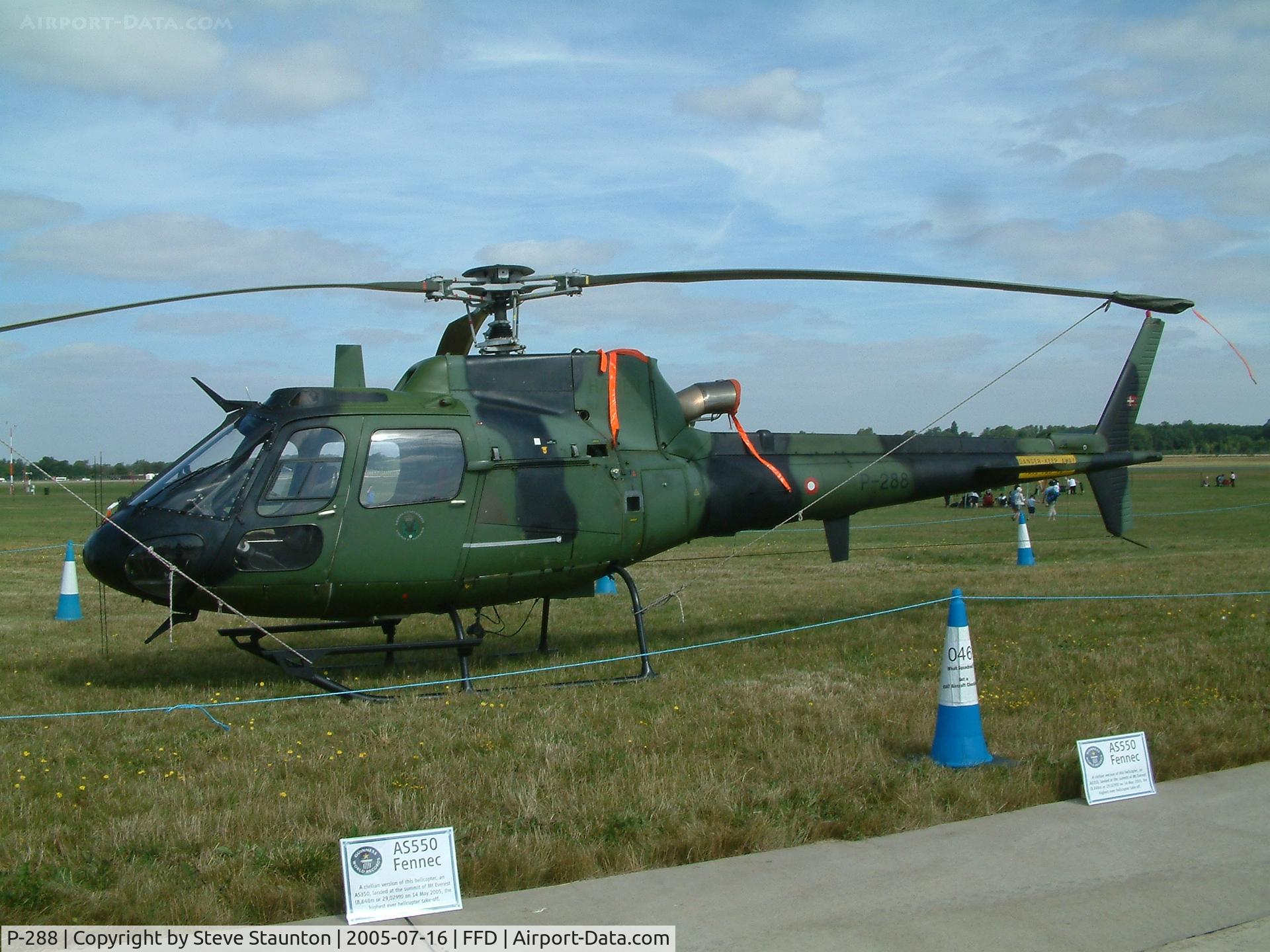P-288, 1990 Aerospatiale AS-550C-2 Fennec C/N 2288, Royal International Air Tattoo 2005
