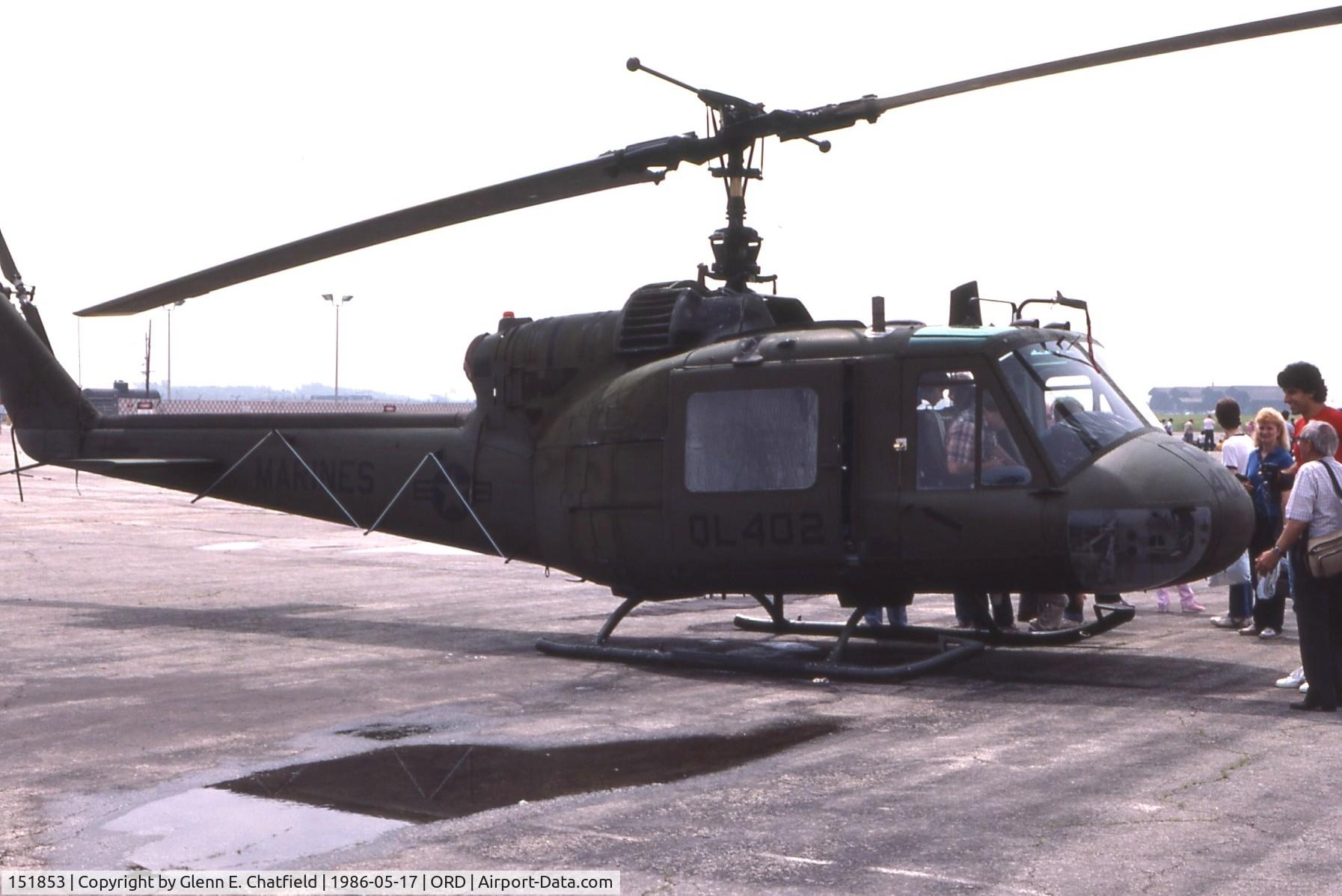 151853, 1964 Bell UH-1E Iroquois C/N 6048, UH-1E at the ANG/AFR open house
