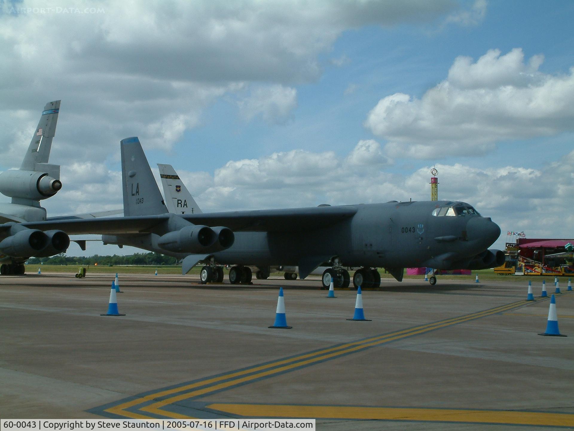 60-0043, 1960 Boeing B-52H Stratofortress C/N 464408, Royal International Air Tattoo 2005
