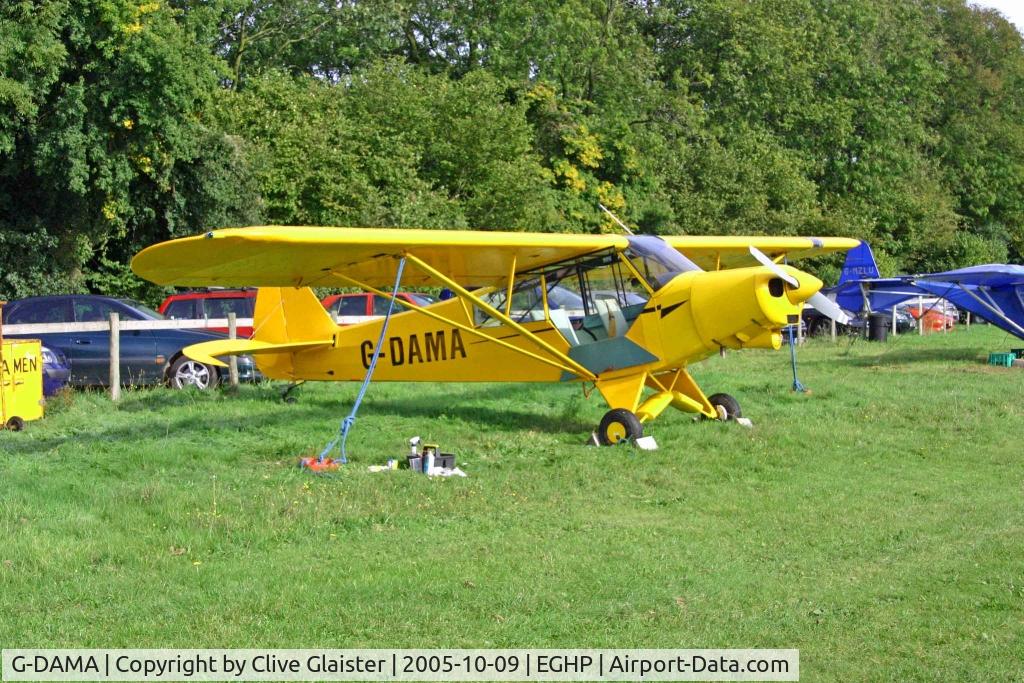 G-DAMA, 1968 Piper PA-18-150 Super Cub C/N 18-8554, Previous ID: ISRAEL AIR FORCE as 013>N45516 FEB 2004>G-DAMA AUG 2005>I-MTLD