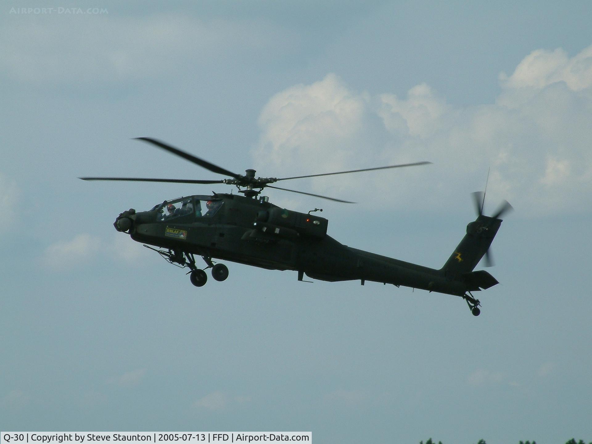 Q-30, Boeing AH-64D Longbow Apache C/N DN030, Royal International Air Tattoo 2005