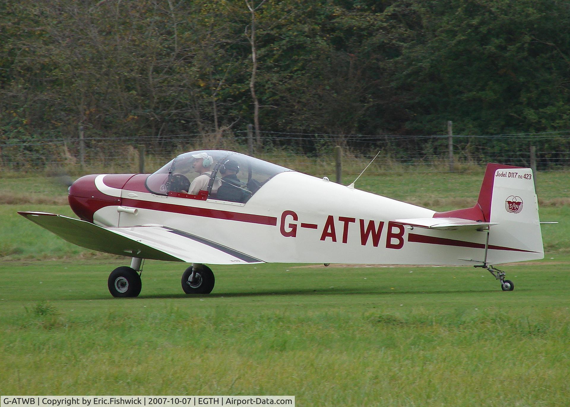 G-ATWB, 1956 SAN Jodel D-117 C/N 423, 1. G-ATWB at Shuttleworth October Air display