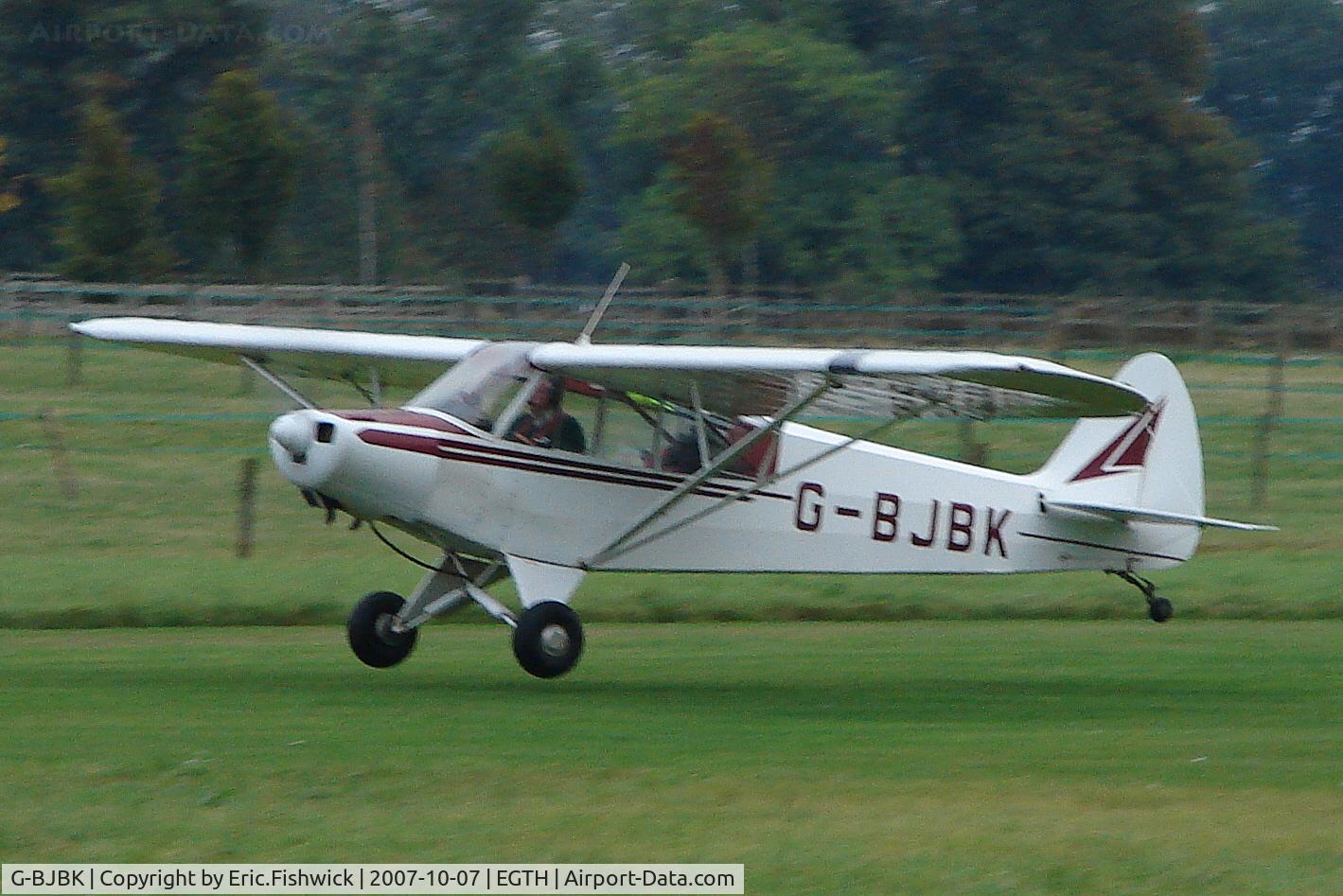 G-BJBK, 1950 Piper L-18C Super Cub (PA-18-95) C/N 18-1431, 3. G-BJBK at Shuttleworth October Air display
