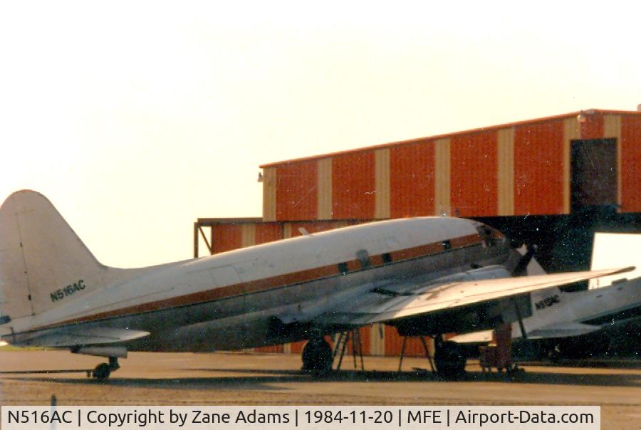 N516AC, 1944 Curtiss C-46F Commando C/N 22405, C-46 at McAllen, TX