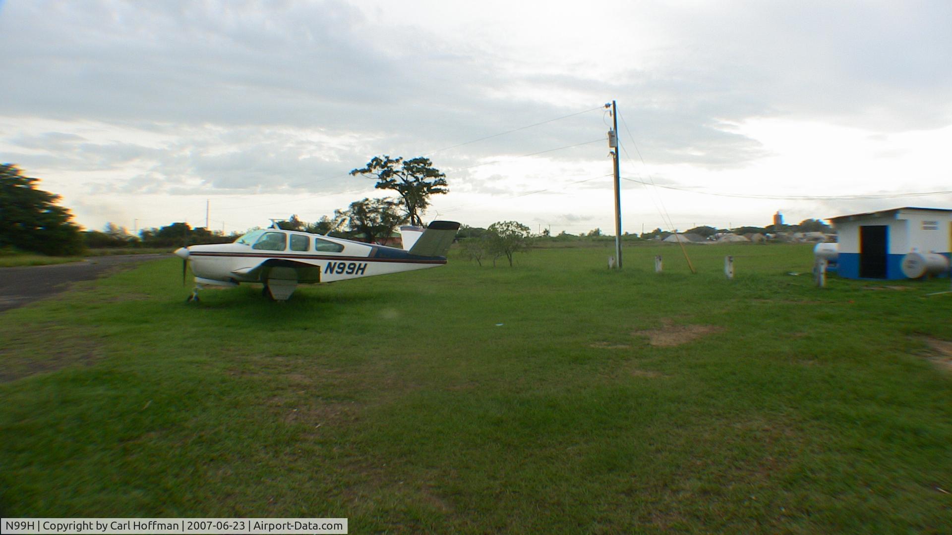 N99H, 1954 Beech E35 C/N D-3816, N99H at Rio Hato, Panama. Airport has no IATA code.