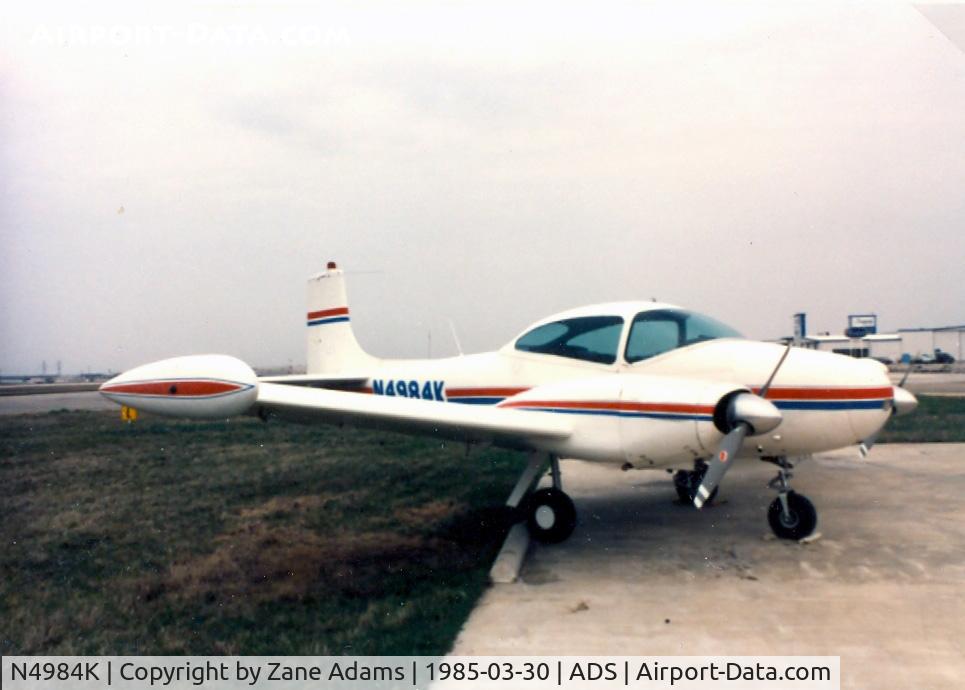 N4984K, 1949 Riley-Temco D-16 Twin Navion C/N TTN-30 (NAV-4-1984), Twin Navion at Addison