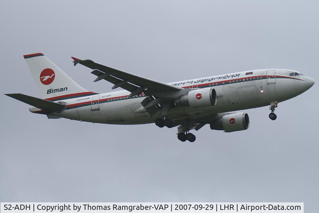 S2-ADH, 1992 Airbus A310-325/ET C/N 650, Biman Bangladesh Airlines Airbus A310